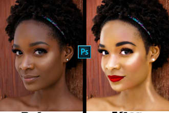 do editorial magazine photo retouching in photoshop best