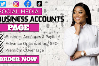 set up your social media accounts facebook business page