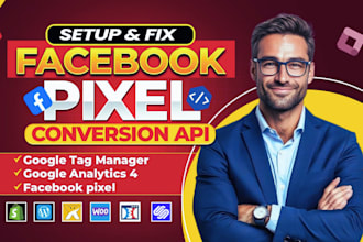 set up or fix meta facebook pixel conversion API