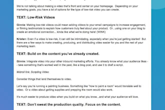 write a seo optimized blog also youtube video script writing you can count on me
