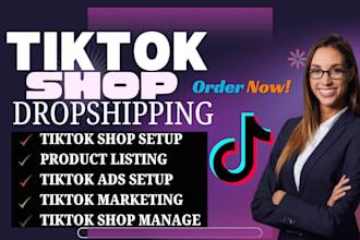 setup tiktok shop dropshipping product listing autods zendrop integration ads