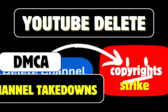 permanently delete under dmca takedown youtube channel and secure your orm