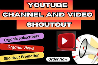 youtube shoutout channel promotion on my 280m organically subscriber