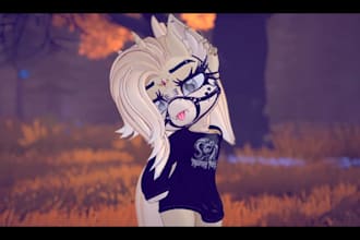 do 3d chibi model, furry vrchat, nsfw furry, anime nsfw, 3d cute, twitch emotes