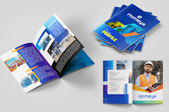 create bifold, trifold brochure design