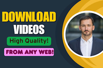 extract or scrape the videos, from any web in a downloadable content