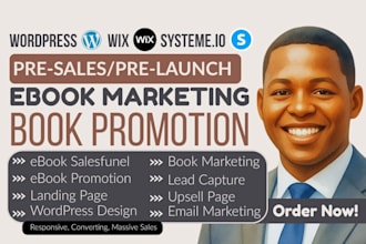 do ebook landing page, ebook sales funnel, ebook promotion, and ebook marketing