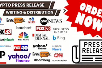 do crypto press release, crypto press release writing, crypto PR distribution