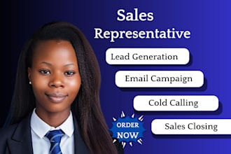 be your sales representative closer expert, b2b lead generation on commission