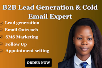 be your professional b2b sales representative and lead generation expert