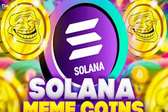 attract wallet holders to solana memecoin, presale, twitter, telegram promotion