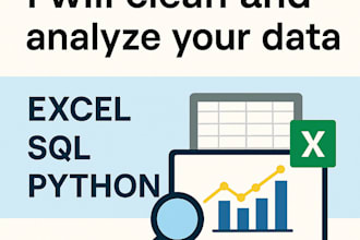 clean and analyze your data using excel or sql