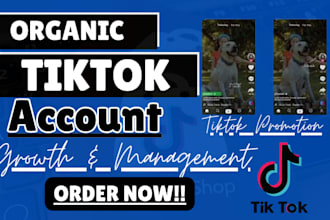 organically grow your tiktok account with real engagement