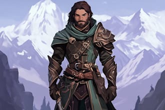 draw your d and d character portrait