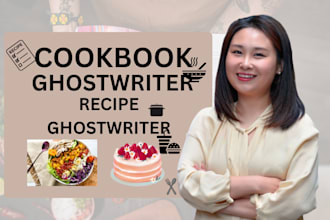 be your cookbook ghostwriter, cookbook writing, meal plan ghostwriter