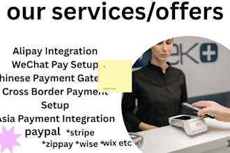 add payment gateway stripe alipay wise credit card to wordpress wix woo shopify