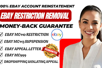 remove bbe,mc011,inr,mc999 ebay restriction,suspended ebay account reinstatement