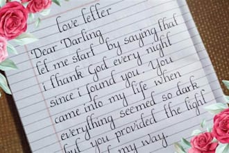 craft custom poems, stories, love poems, love letters, and romance story
