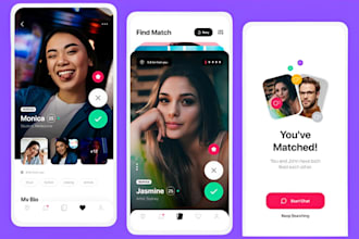 develop a custom dating app like tinder, bumble, or hinge with live streaming