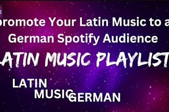 promote your latin music to a german spotify audience