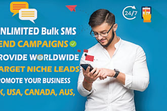 send bulk SMS text message marketing mass texting SMS campaign to worldwide