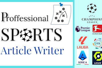 write SEO friendly football articles for your blog or website