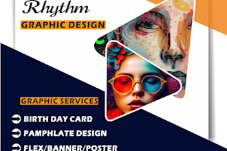 logo design, banner, thumbnail, magazine cover page