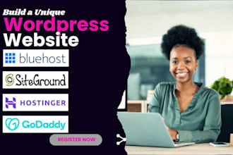 setup build a highspeed wordpress site on siteground bluehost hostinger godaddy