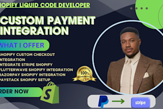 integrate payment gateway API third party payment in shopify store and apps
