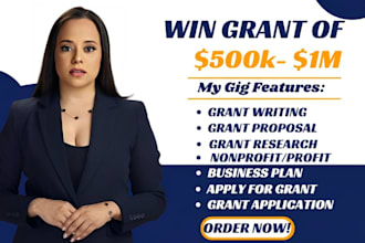 write grant proposal, grant writing, nonprofit 501c3 grant writer business plans