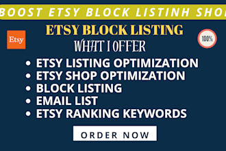 rewrite and rebrand etsy listing optimize etsy seo listings