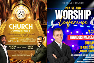 design amazing church flyer social media  and business marketing flyer