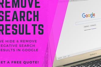 remove negative links mugshot courtcases from google search