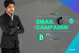 create email campaign using klaviyo brevo vbout mailerlite mailchimp ghl flows