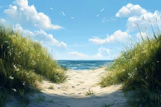 create your environment concept art illustration