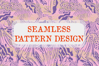 make a unique repeat pattern for fashion or stationery