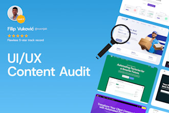 perform UI UX audit to reduce high bounce rates