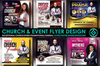design business event church real estate book release promotional flyer design