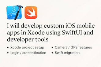 develop custom ios mobile apps in xcode using swiftful and developer tools