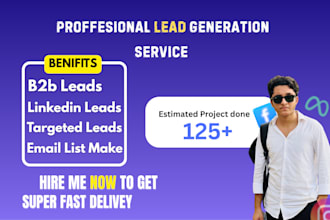 collect targeted b2b leads and build an email list for your business