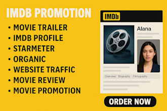 promote your imdb page and boost your starmeter ranking organically