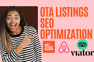 list and SEO optimize your tripadvisor, getyourguide, klook, bokun, or airbnb