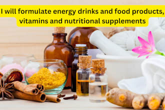 formulate energy drinks and food products, vitamins and nutritional supplements