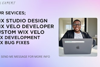 design,develop and customize your wix studio or velo website