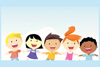 produce jingle, intro and outro kids song, children songs for youtube channel