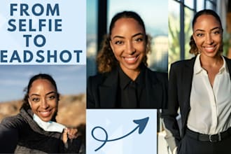 create a pro ai headshot without changing your face