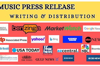 do music press release writing submit music press release music PR distribution