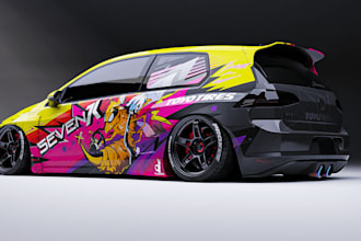 do a livery design for assetto corsa, assetto corsa competizione or iracing