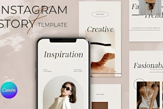 design editable canva instagram templates story highlight cover social media pos