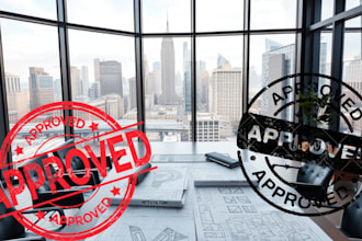do pe stamp review and seal architectural drawings in USA for city permit